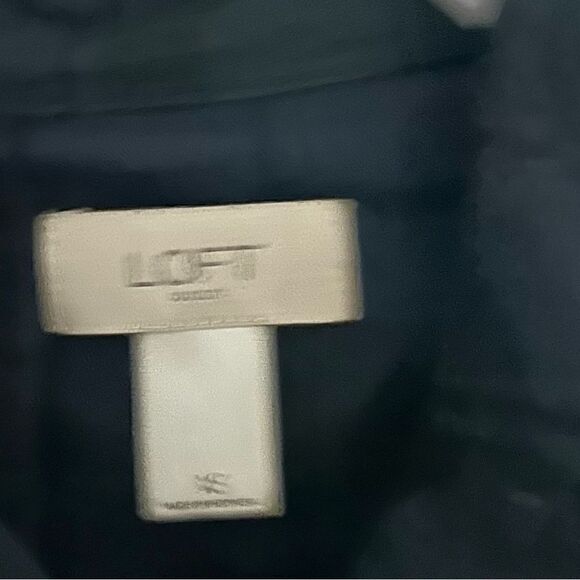 LOFT Blue Green Plaid Long Sleeve Button Front Mini Dress Size XS - Picture 3 of 7